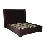 LH Home Cora Storage Queen Bed - Velvet Brown
