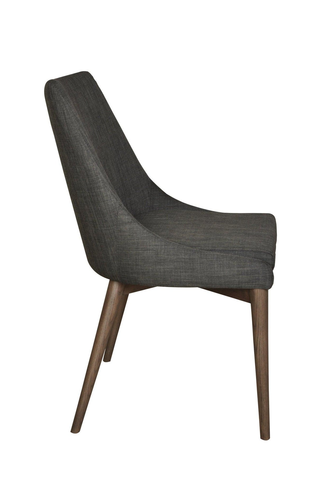 LH Home Fritz Side Dining Chair - Dark Grey