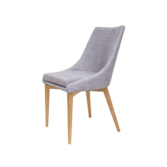 LH Home Fritz Side Dining Chair - Light Grey Natural Leg