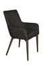 LH Home Fritz Arm Dining Chair Dark Grey
