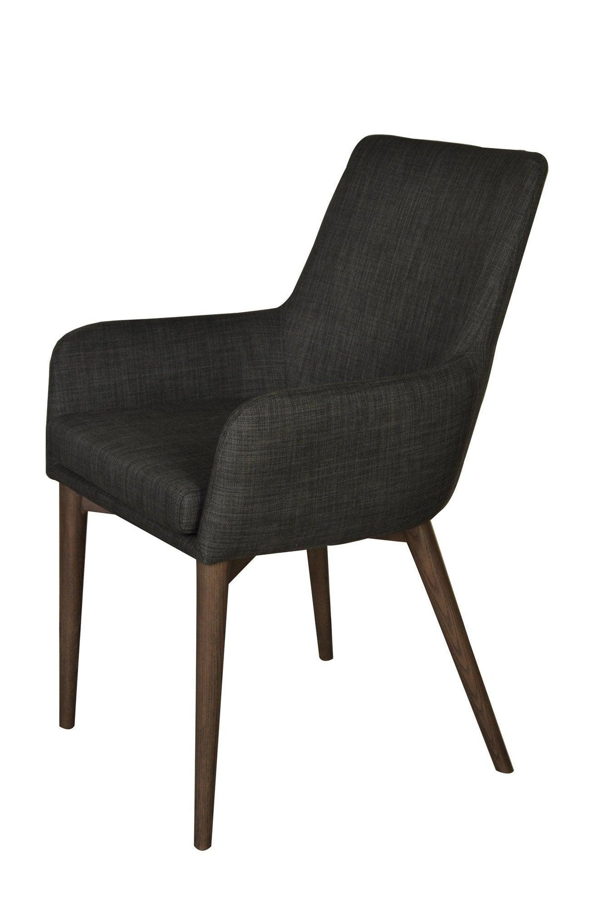 LH Home Fritz Arm Dining Chair - Dark Grey