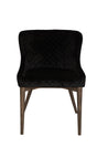 LH Home Mila Dining Chair - Black Velvet