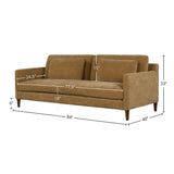 LH Home Gemma Sofa - Mustard