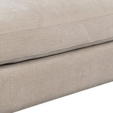 LH Home Gemma Ottoman - Fawn