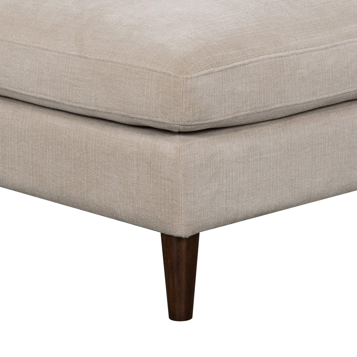 LH Home Gemma Ottoman - Fawn