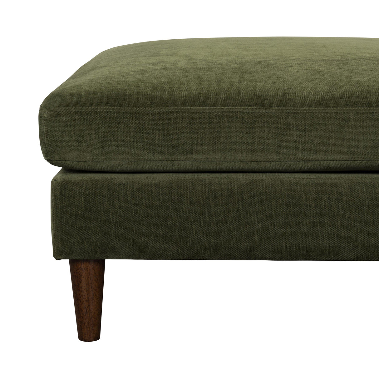 LH Home Gemma Ottoman - Olive
