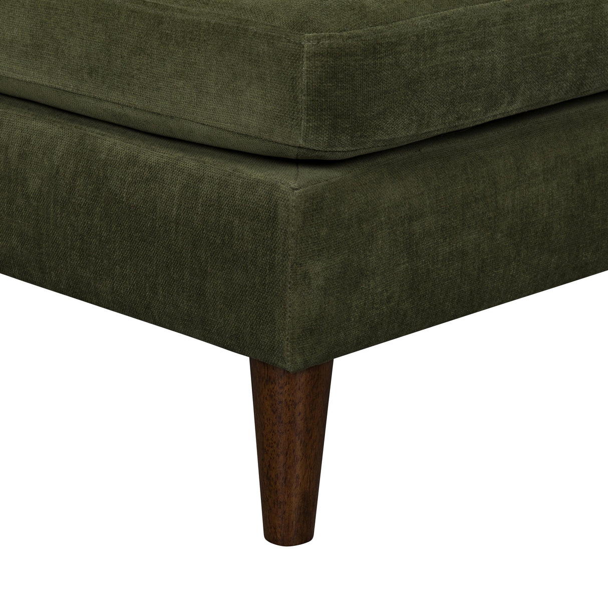 LH Home Gemma Ottoman - Olive