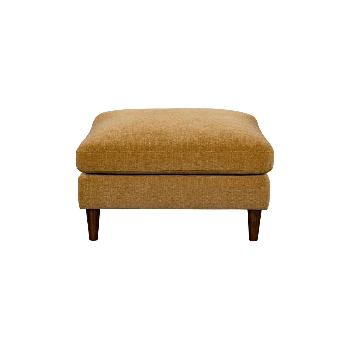 LH Home Gemma Ottoman - Mustard