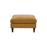 LH Home Gemma Ottoman - Mustard