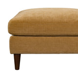 LH Home Gemma Ottoman - Mustard