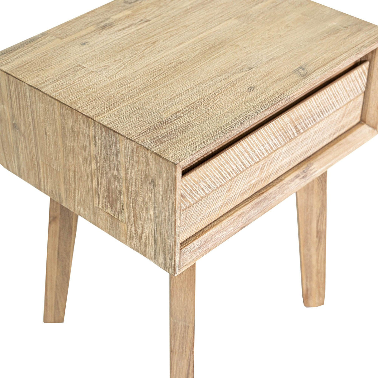 LH Home Gia 1 Drawer Nightstand - Light Driftwood