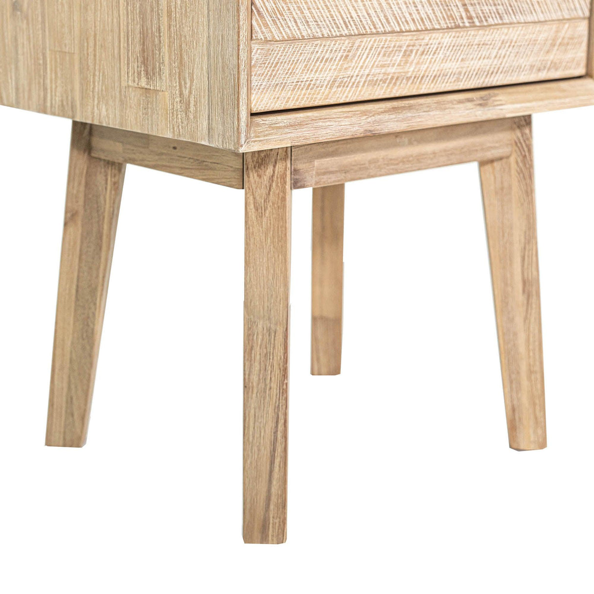 LH Home Gia 1 Drawer Nightstand - Light Driftwood