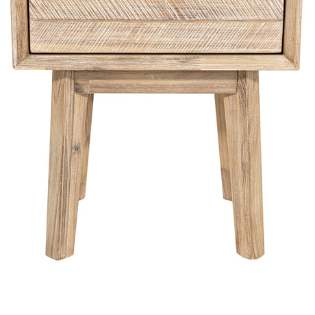 LH Home Gia 1 Drawer Nightstand - Light Driftwood