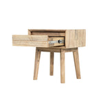 LH Home Gia 1 Drawer Nightstand - Light Driftwood