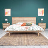 LH Home Gia King Bed - Light Driftwood