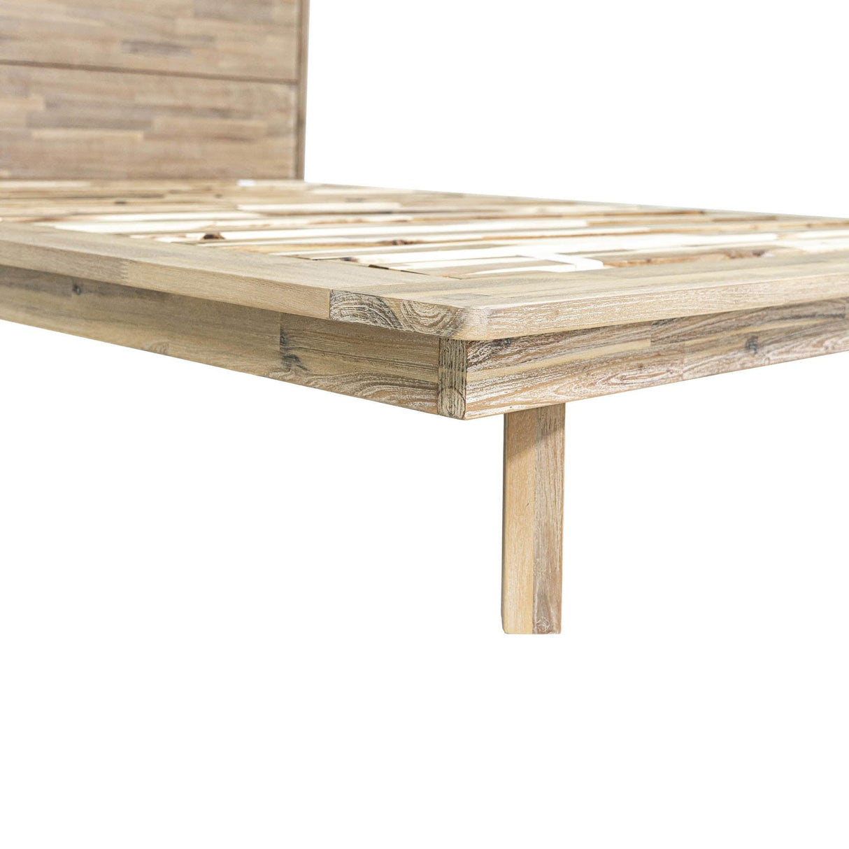 LH Home Gia Queen Bed - Light Driftwood