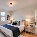 LH Home Gia Queen Bed - Light Driftwood