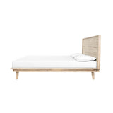 LH Home Gia Queen Bed - Light Driftwood