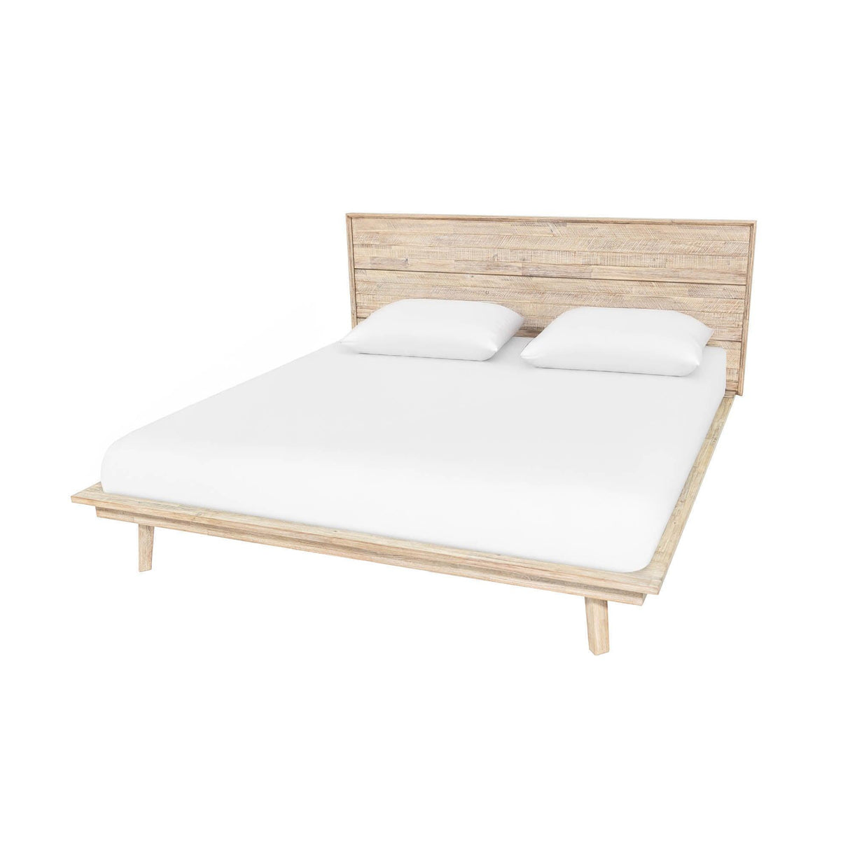 LH Home Gia Queen Bed - Light Driftwood