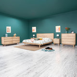 LH Home Gia 2 Drawer Nightstand - Light Driftwood