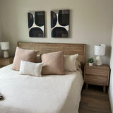 LH Home Gia 2 Drawer Nightstand - Light Driftwood