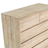 LH Home Gia 5 Drawer Chest - Light Driftwood