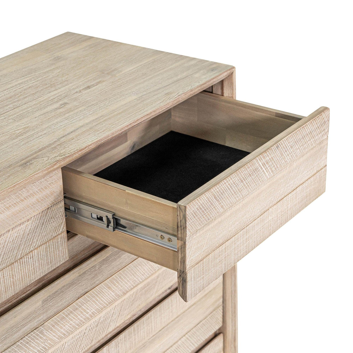 LH Home Gia 5 Drawer Chest - Light Driftwood