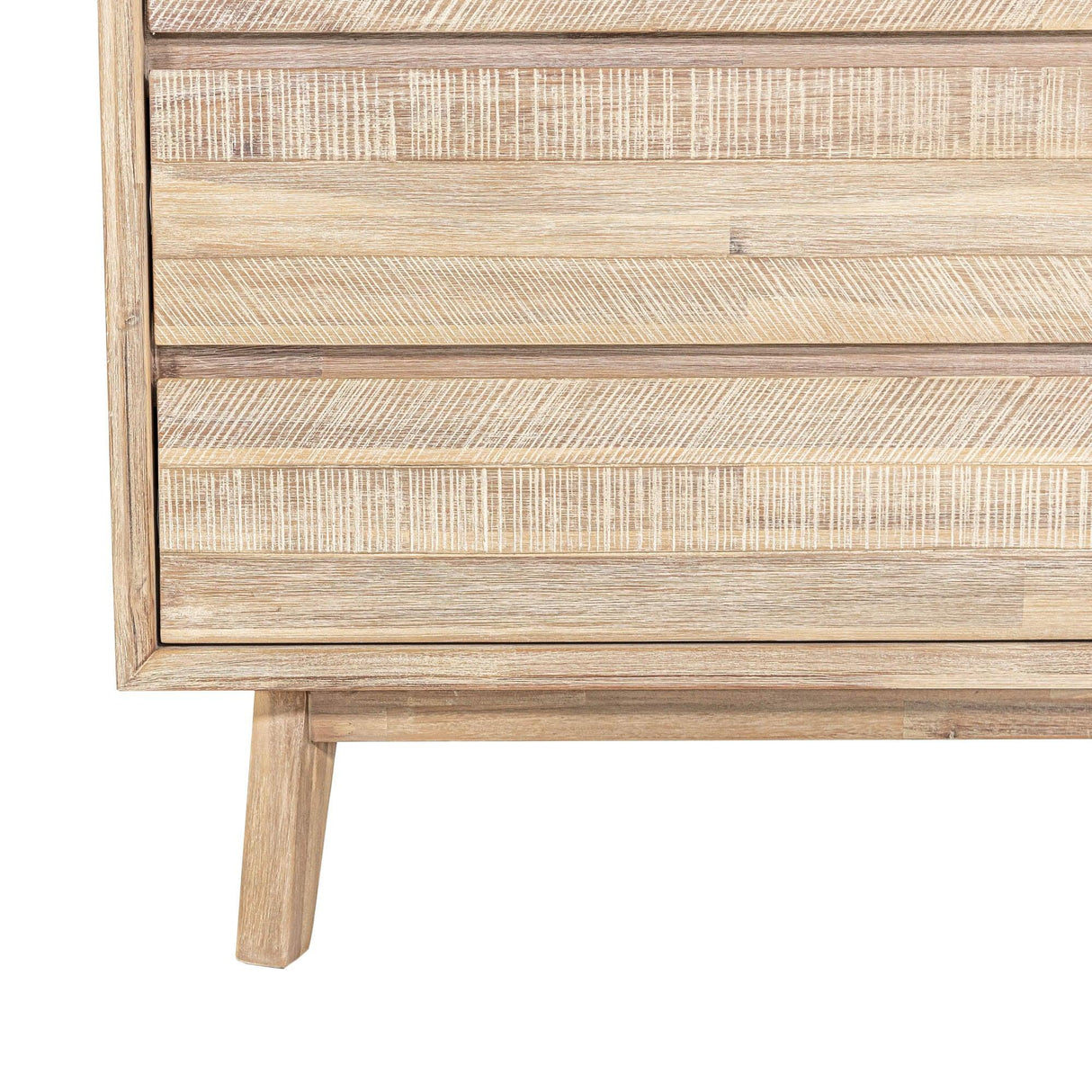 LH Home Gia 5 Drawer Chest - Light Driftwood