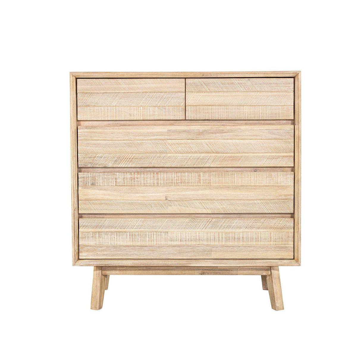 LH Home Gia 5 Drawer Chest - Light Driftwood