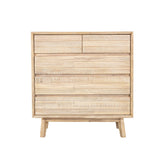 LH Home Gia 5 Drawer Chest - Light Driftwood