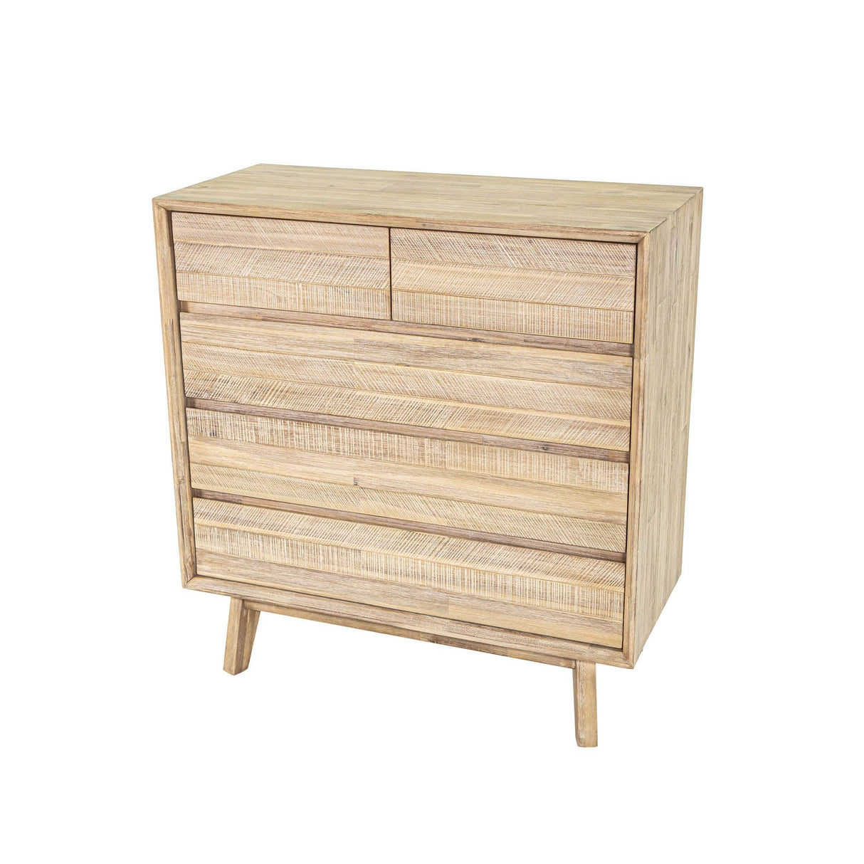 LH Home Gia 5 Drawer Chest - Light Driftwood