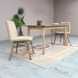 LH Home Gia Small Extension Dining Table 55/71 - Light Driftwood