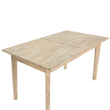 LH Home Gia Small Extension Dining Table 55/71 - Light Driftwood