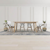 LH Home Gia Extension Dining Table - Light Driftwood