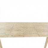 LH Home Gia Extension Dining Table 71/102" - Light Driftwood
