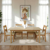 LH Home Gia Extension Dining Table 71/102" - Light Driftwood