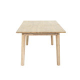 LH Home Gia Extension Dining Table 71/102" - Light Driftwood