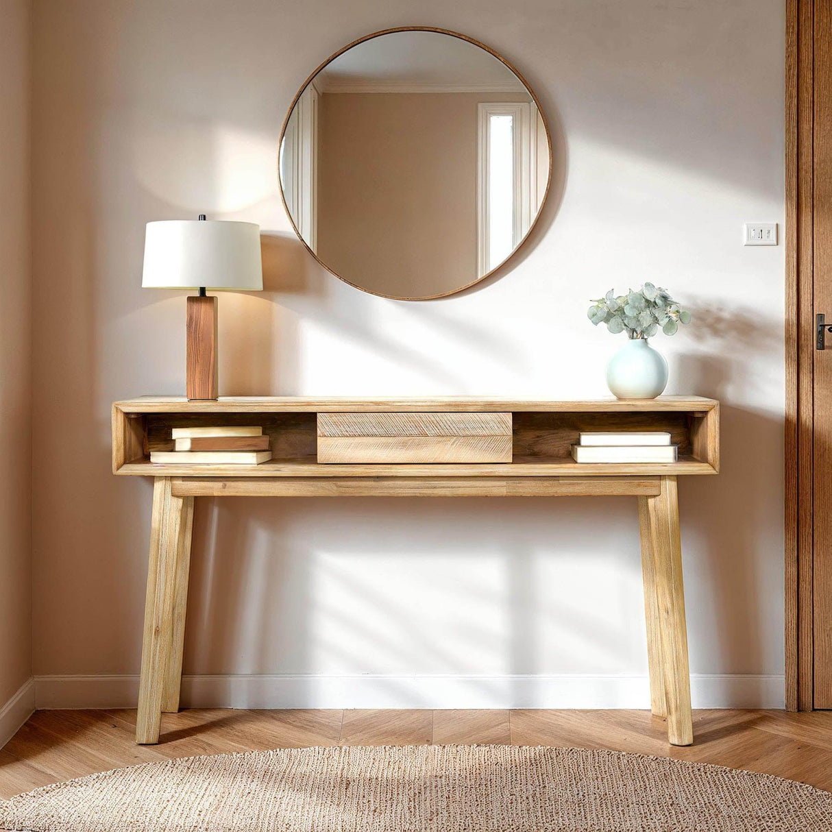 LH Home Gia Console Table - Light Driftwood