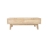 LH Home Gia Coffee Table w/ Lift Top - Light Driftwood