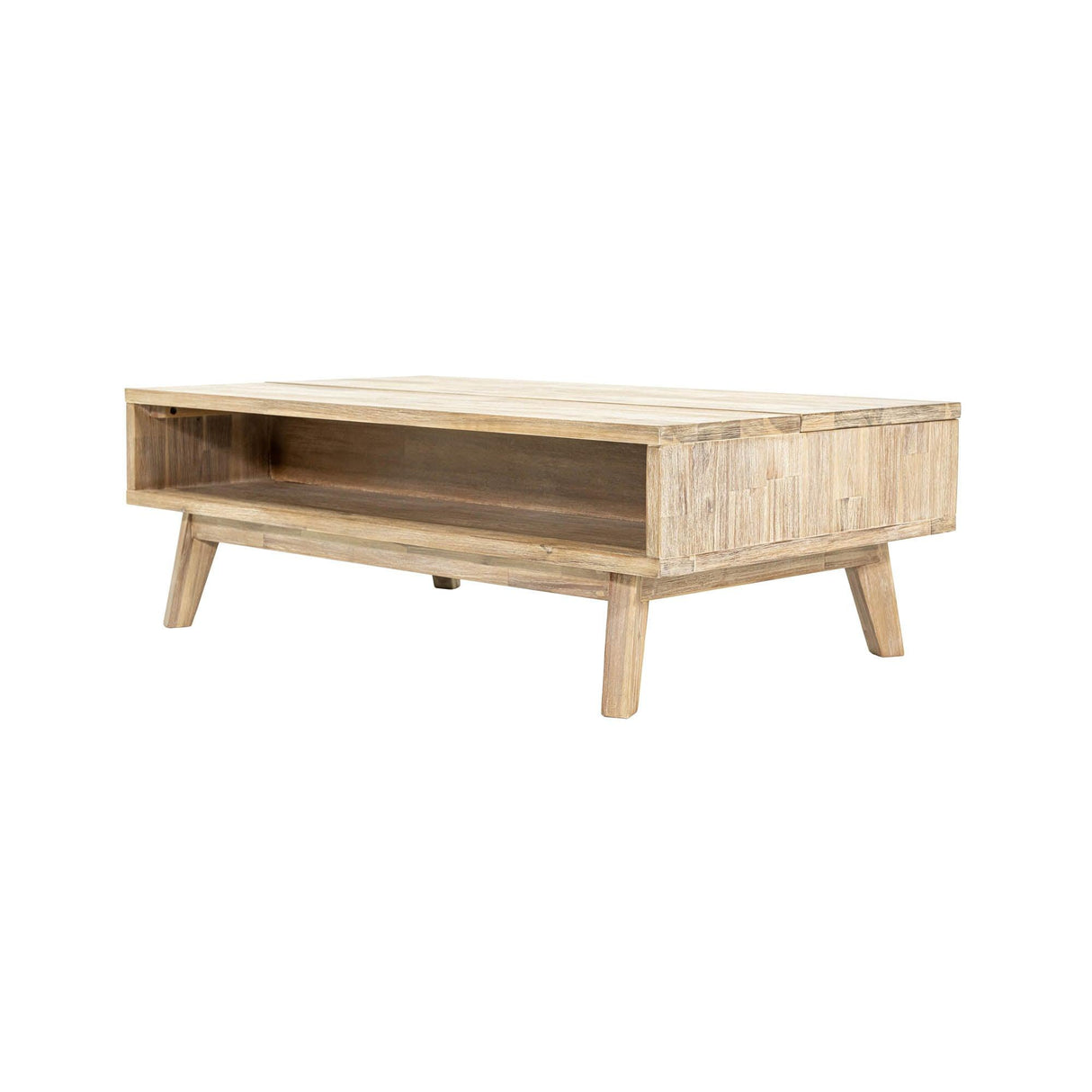 LH Home Gia Coffee Table w/ Lift Top - Light Driftwood