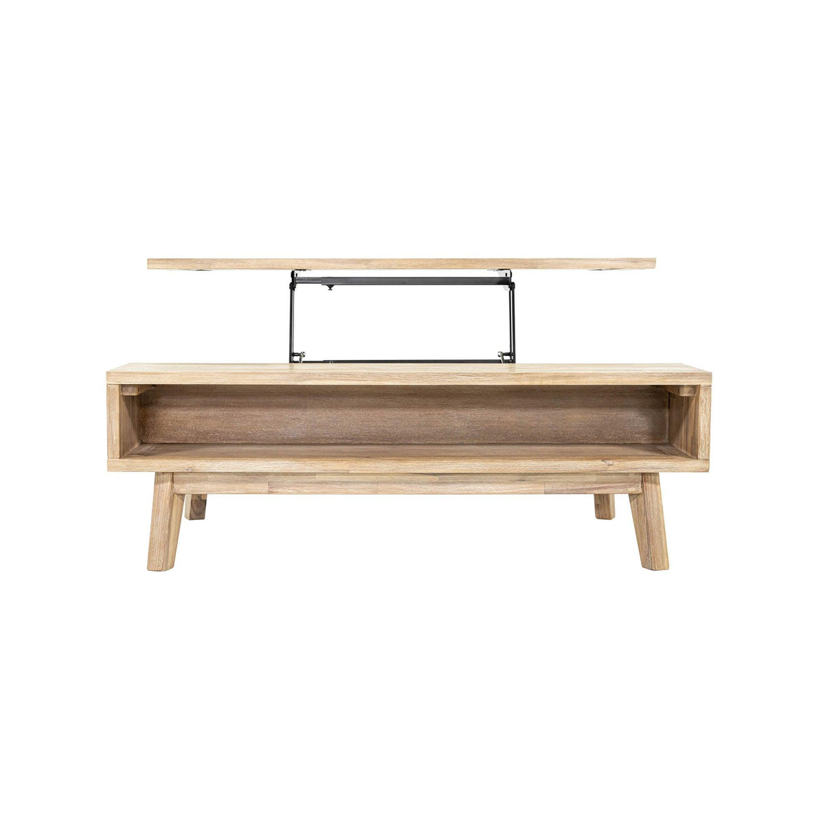 LH Home Gia Coffee Table w/ Lift Top - Light Driftwood