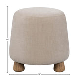 LH Home Giselle Ottoman - Fawn