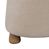LH Home Giselle Ottoman - Fawn
