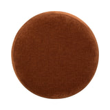 LH Home Giselle Ottoman - Terracotta Chenille