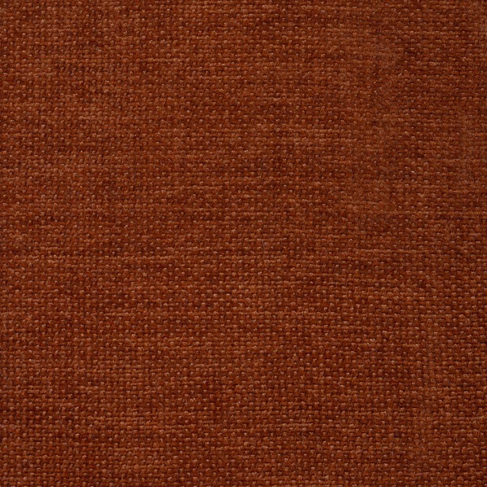 LH Home Giselle Ottoman - Terracotta Chenille