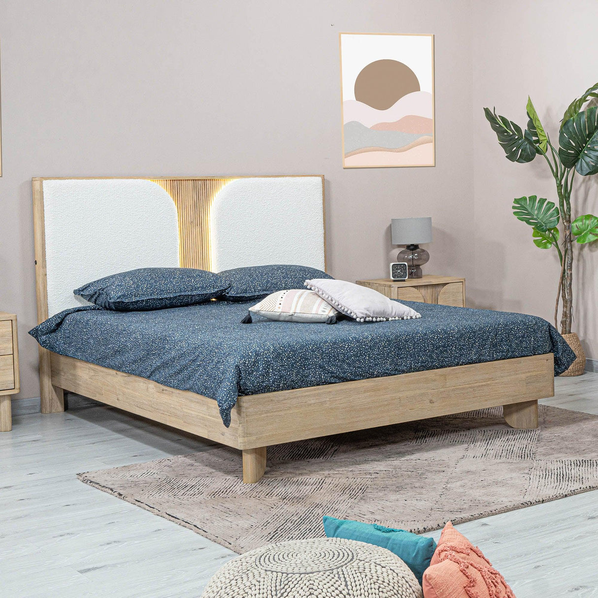 LH Home Haru Queen Bed