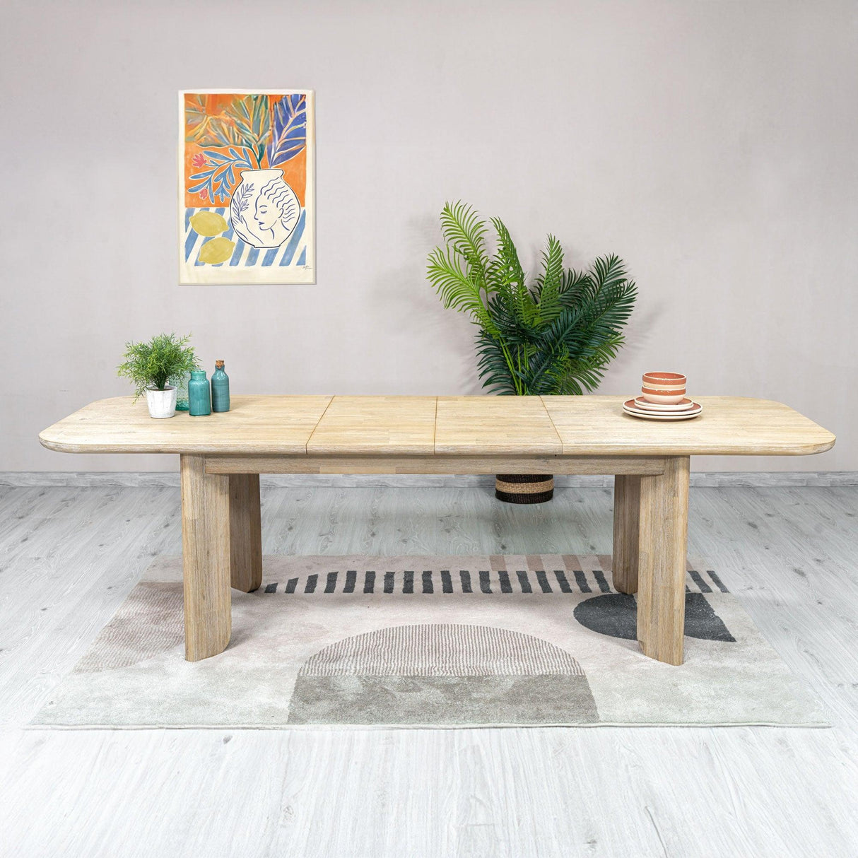 LH Home Haru Extension Dining Table (70"/102")