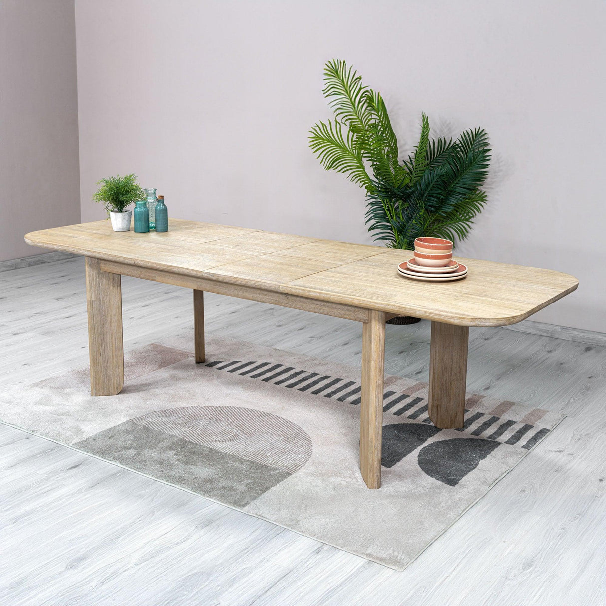 LH Home Haru Extension Dining Table (70"/102")