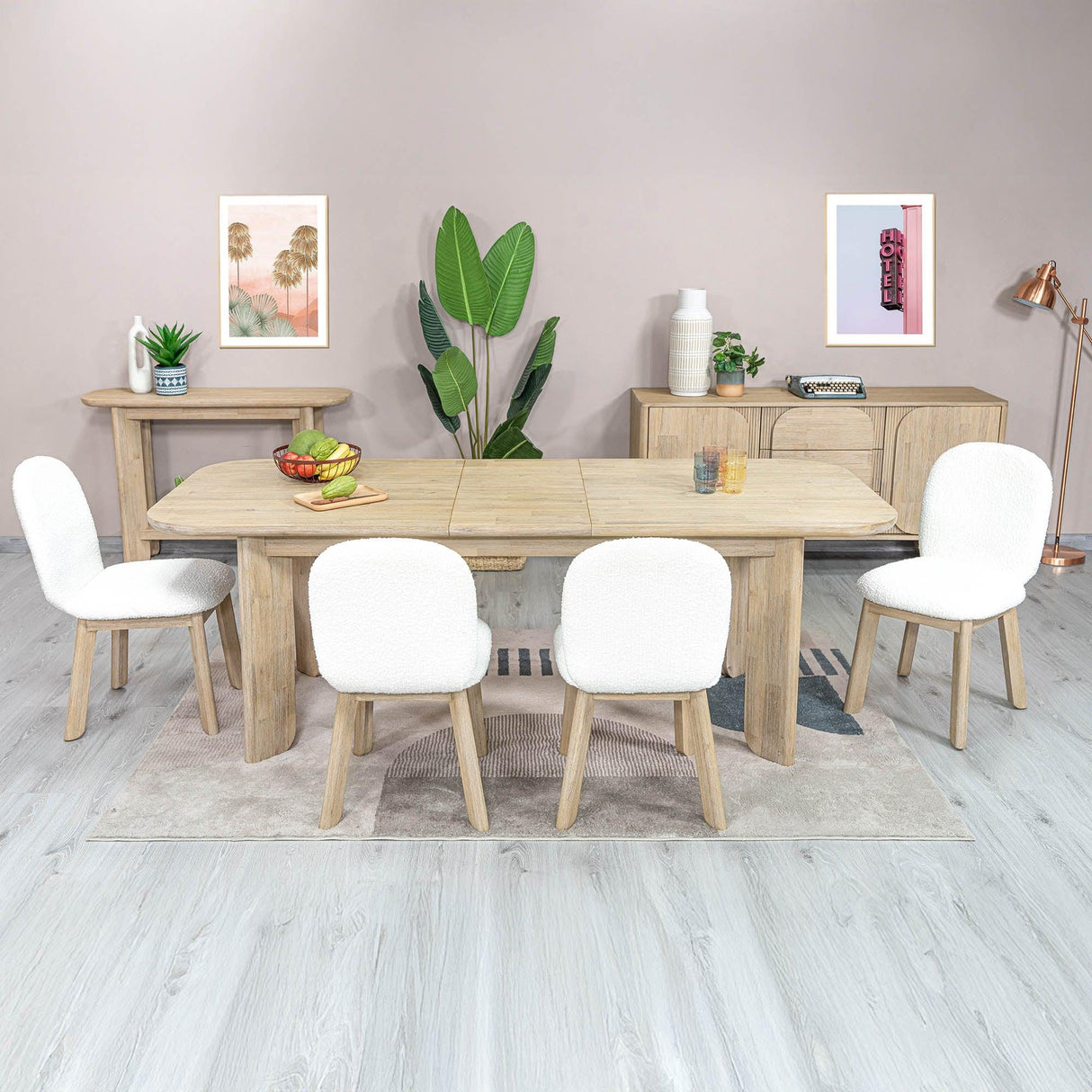 LH Home Haru Extension Dining Table (70"/102")