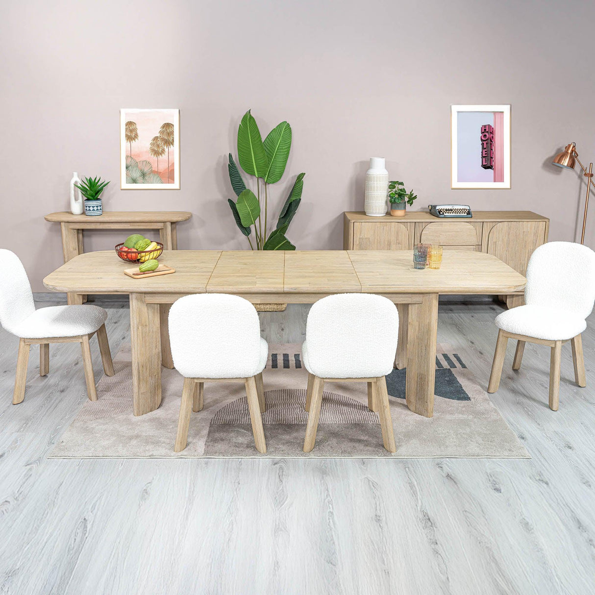LH Home Haru Extension Dining Table (70"/102")